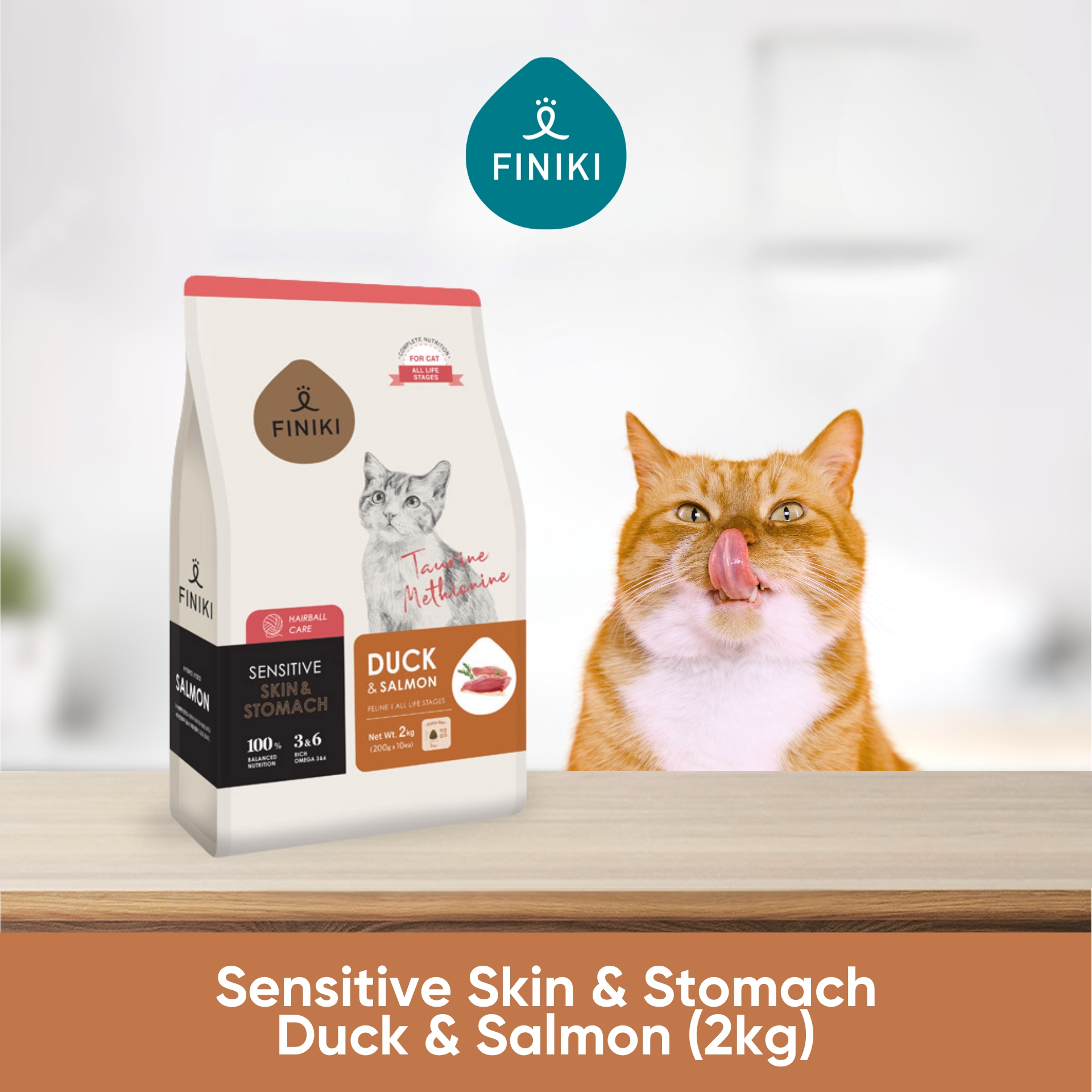 Finiki Sensitive Skin & Coat โ Duck & Salmon 2kg